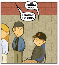 Fourth wall? What fourth wall?!